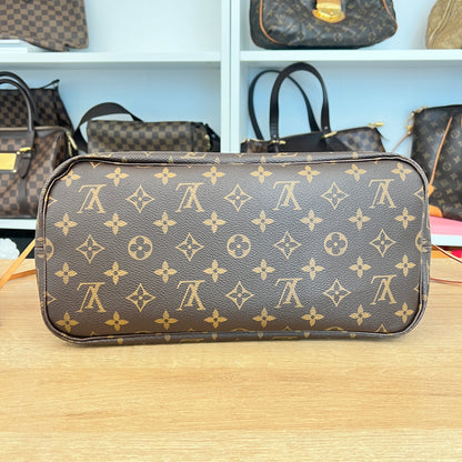 Pre-Owned Louis Vuitton Monogram Neverfull MM Cerise