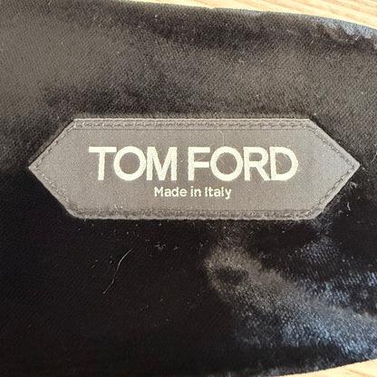 Tom Ford Velvet Embroidered Accent Slides