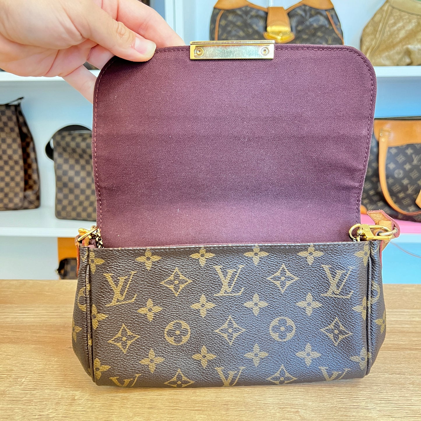 Pre-Owned Louis Vuitton Monogram Favorite PM