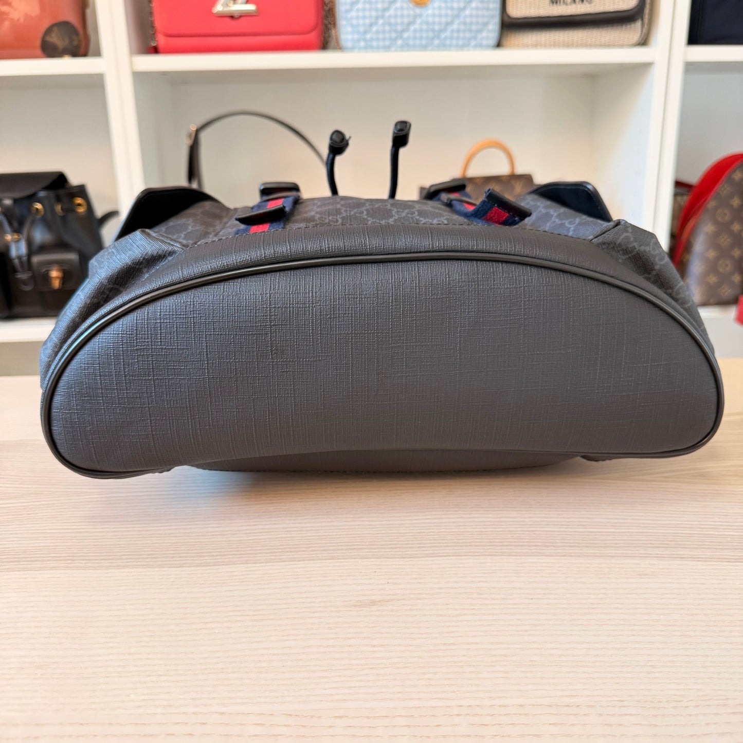Gucci GG Supreme Monogram Backpack Black