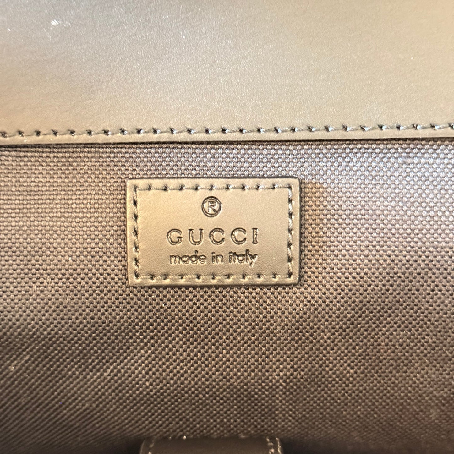 Gucci GG Supreme Monogram Backpack Black