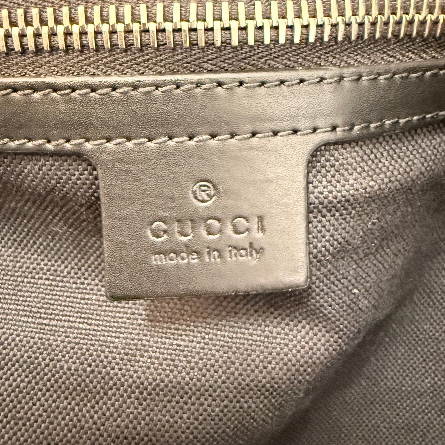 Gucci GG Supreme Monogram Weekender Duffle Black
