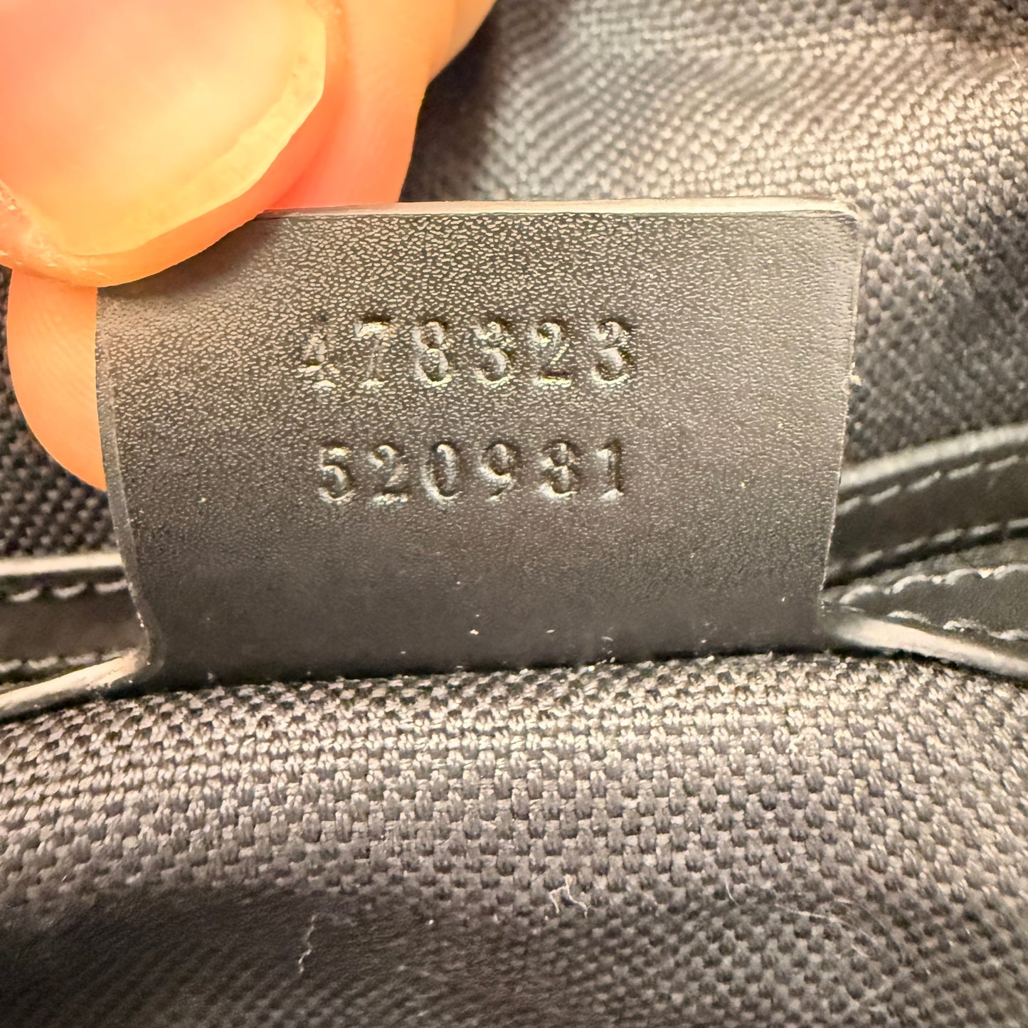 Gucci GG Supreme Monogram Weekender Duffle Black