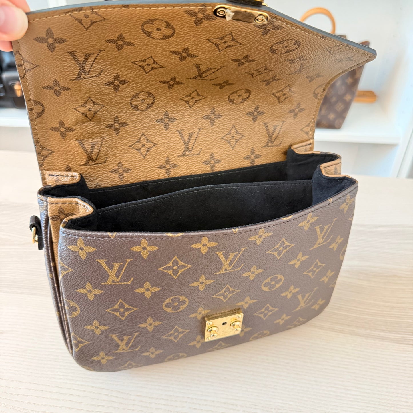 Louis Vuitton Reverse Monogram Pochette Metis