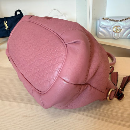 Gucci Microguccissima Medium Sukey Top Handle Bag Vintage Rose