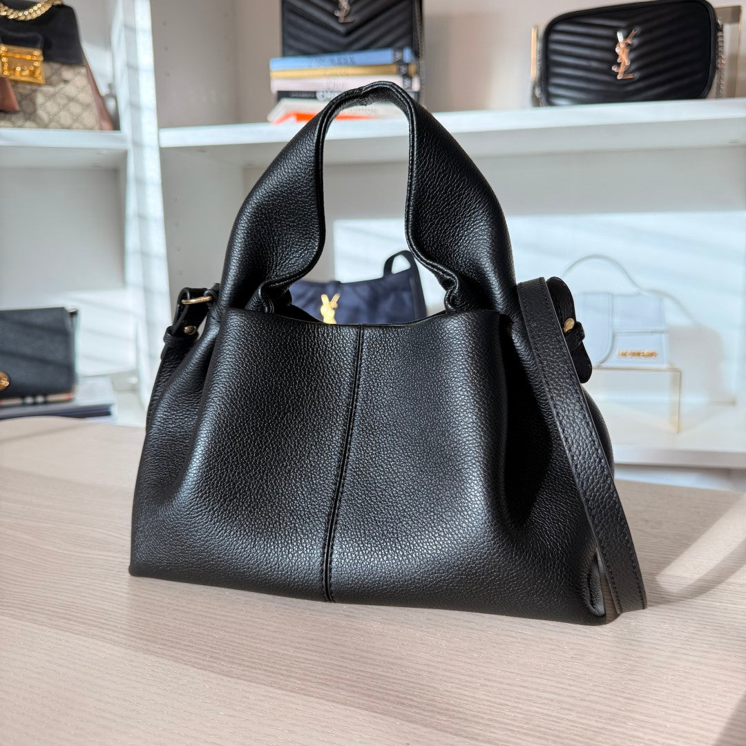 Polene Numéro Neuf Mini Edition Textured Black