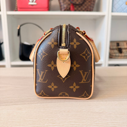 Louis Vuitton Monogram Speedy 20 Bandouliere Jacquard Strap