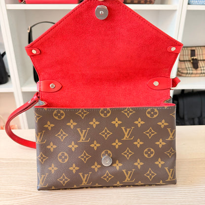Louis Vuitton Monogram Epi Saint Michel Coquelicot