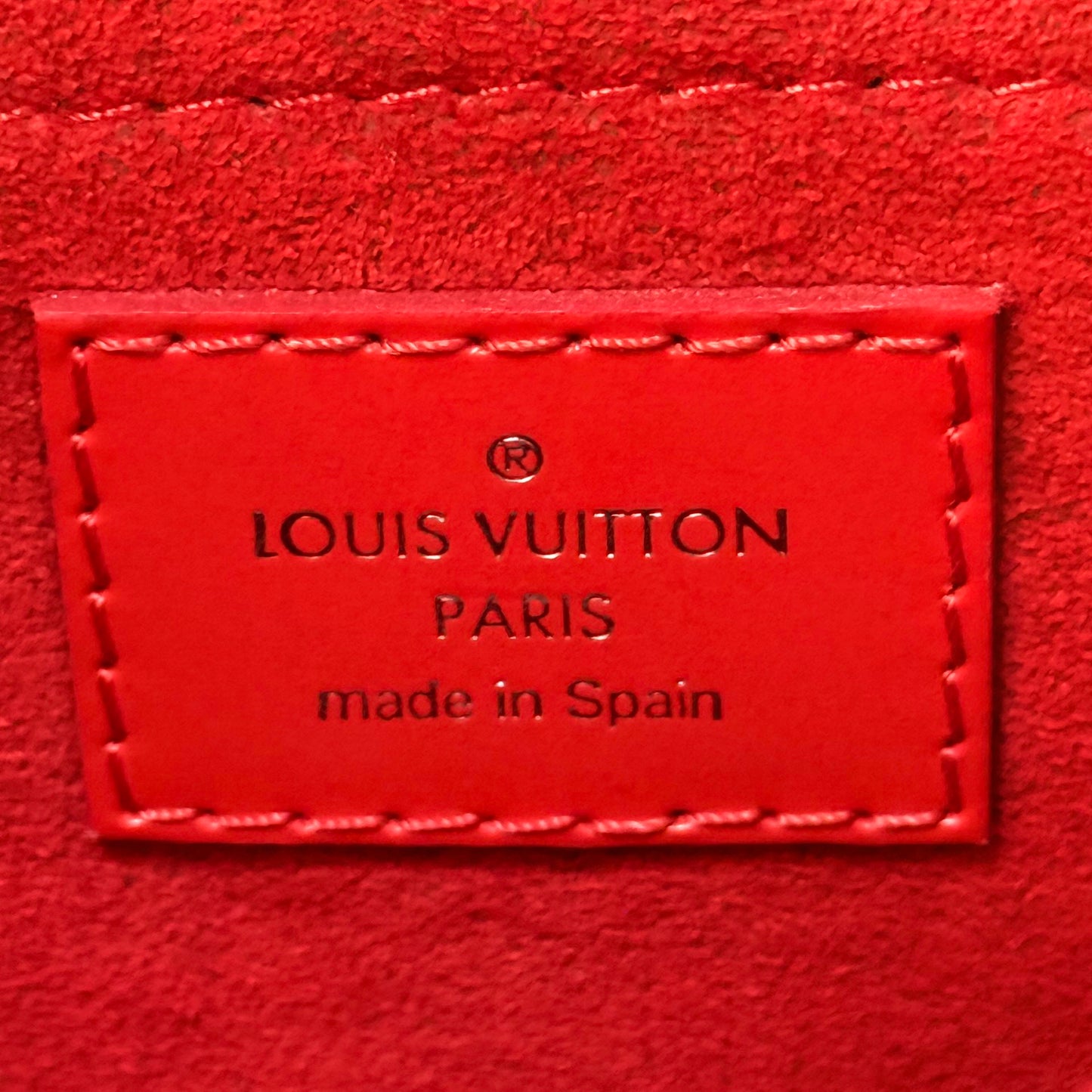 Louis Vuitton Monogram Epi Saint Michel Coquelicot