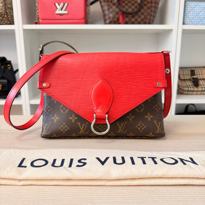 Louis Vuitton Monogram Epi Saint Michel Coquelicot