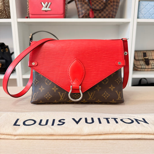 Louis Vuitton Monogram Epi Saint Michel Coquelicot