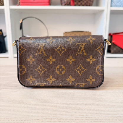 Louis Vuitton Monogram Felicie Strap & Go Kaki
