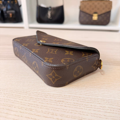Louis Vuitton Monogram Felicie Strap & Go Kaki