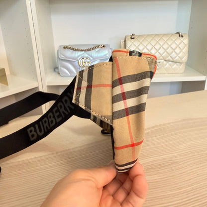 Burberry Nylon Vintage Check Small Cannon Bum Bag Archive Beige