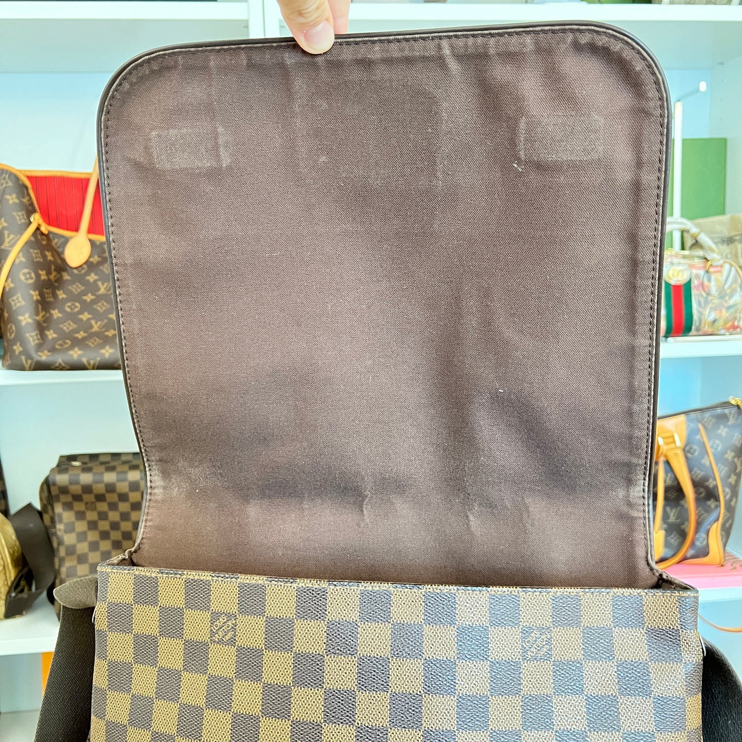 Louis Vuitton Damier Ebene Brooklyn MM