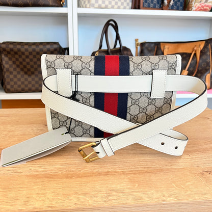 Gucci Ophidia GG Small Belt Bag White Size 90/36