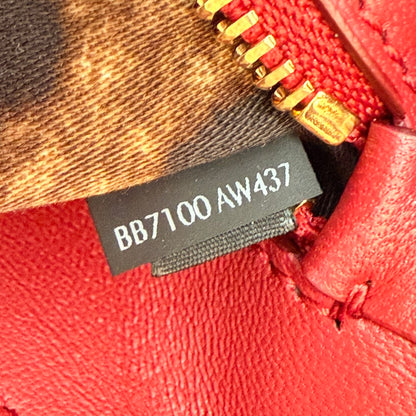 Dolce & Gabbana Calfskin Large Devotion Crossbody Bag Red