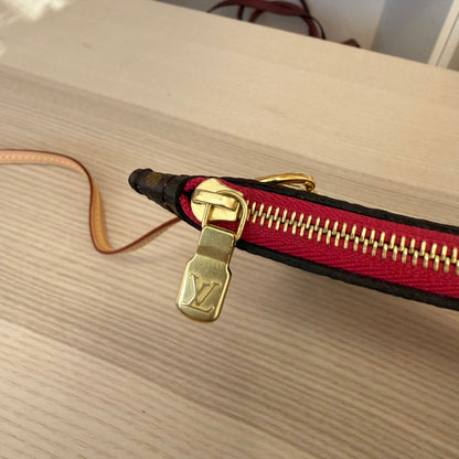 Louis Vuitton Monogram Neverfull MM GM Pochette Pivoine