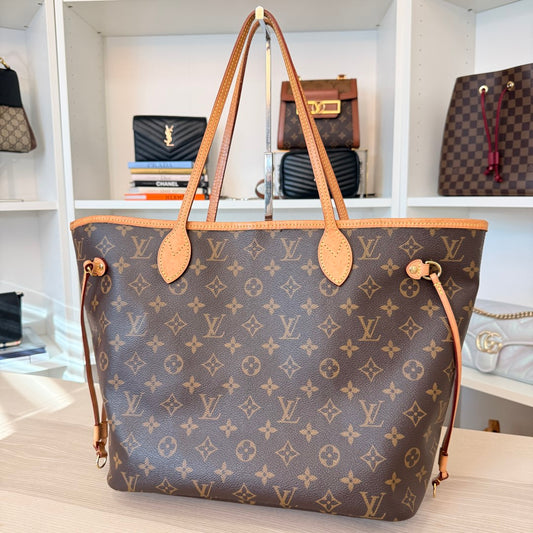 Louis Vuitton Monogram Neverfull MM Pivoine