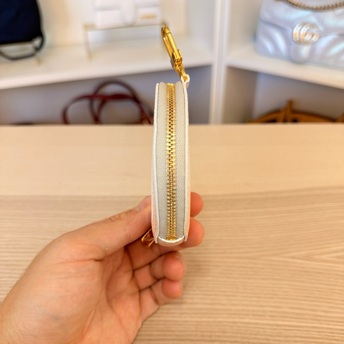 Louis Vuitton Monogram Giant By The Pool Multi Pochette Accessories Brume Coin Purse