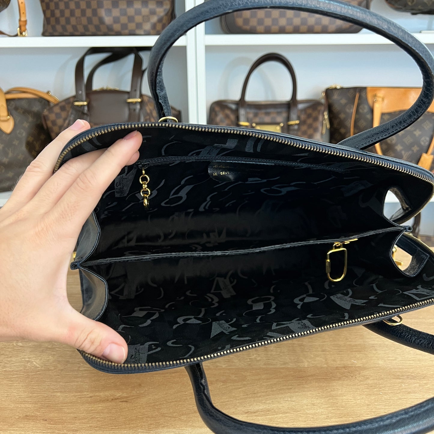 Salvatore Ferragamo Vintage Gancini Handbag