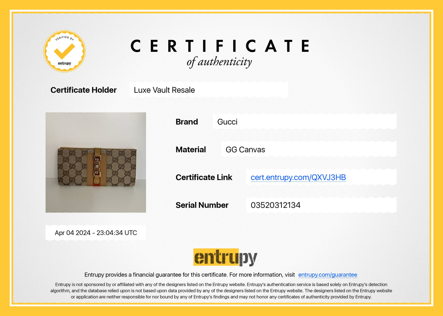 Pre-Owned Gucci GG/Jackie Long Wallet Leather