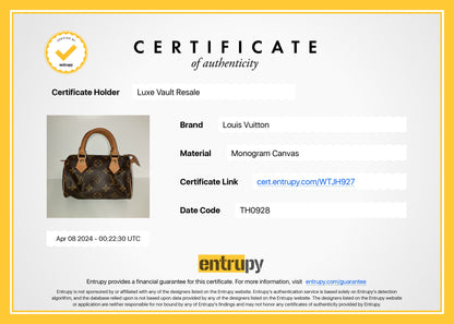 Pre-Owned Louis Vuitton Monogram Mini Speedy HL