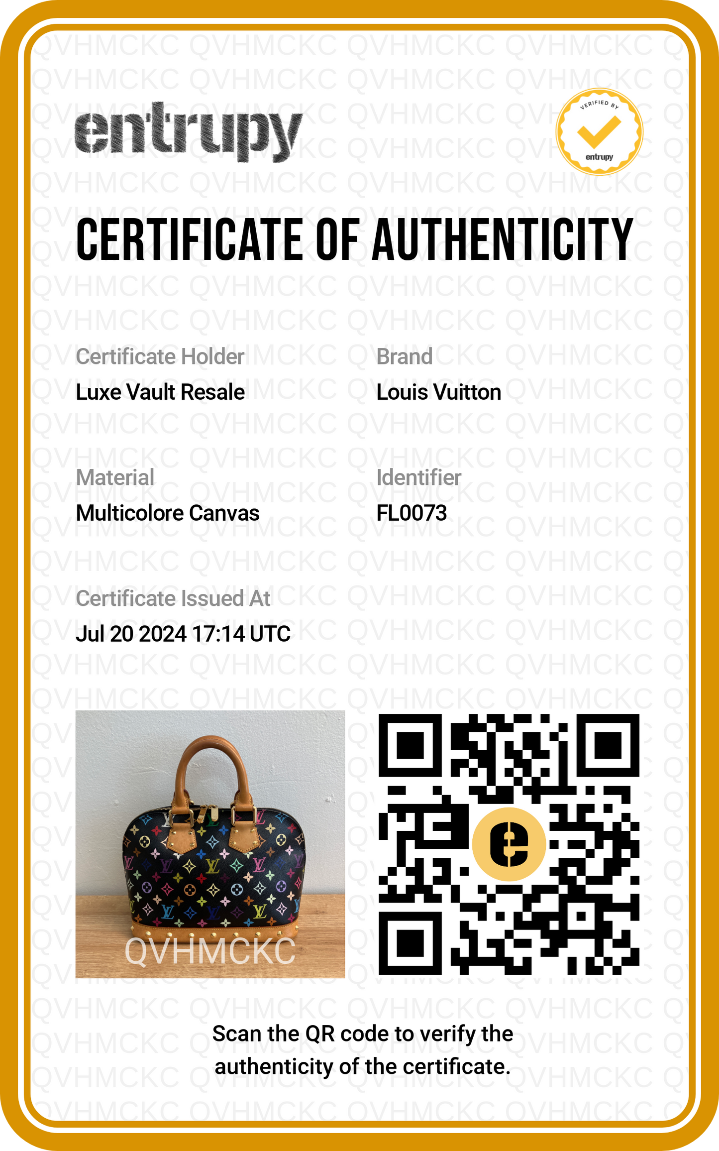 Louis Vuitton Monogram Multicolor Alma PM