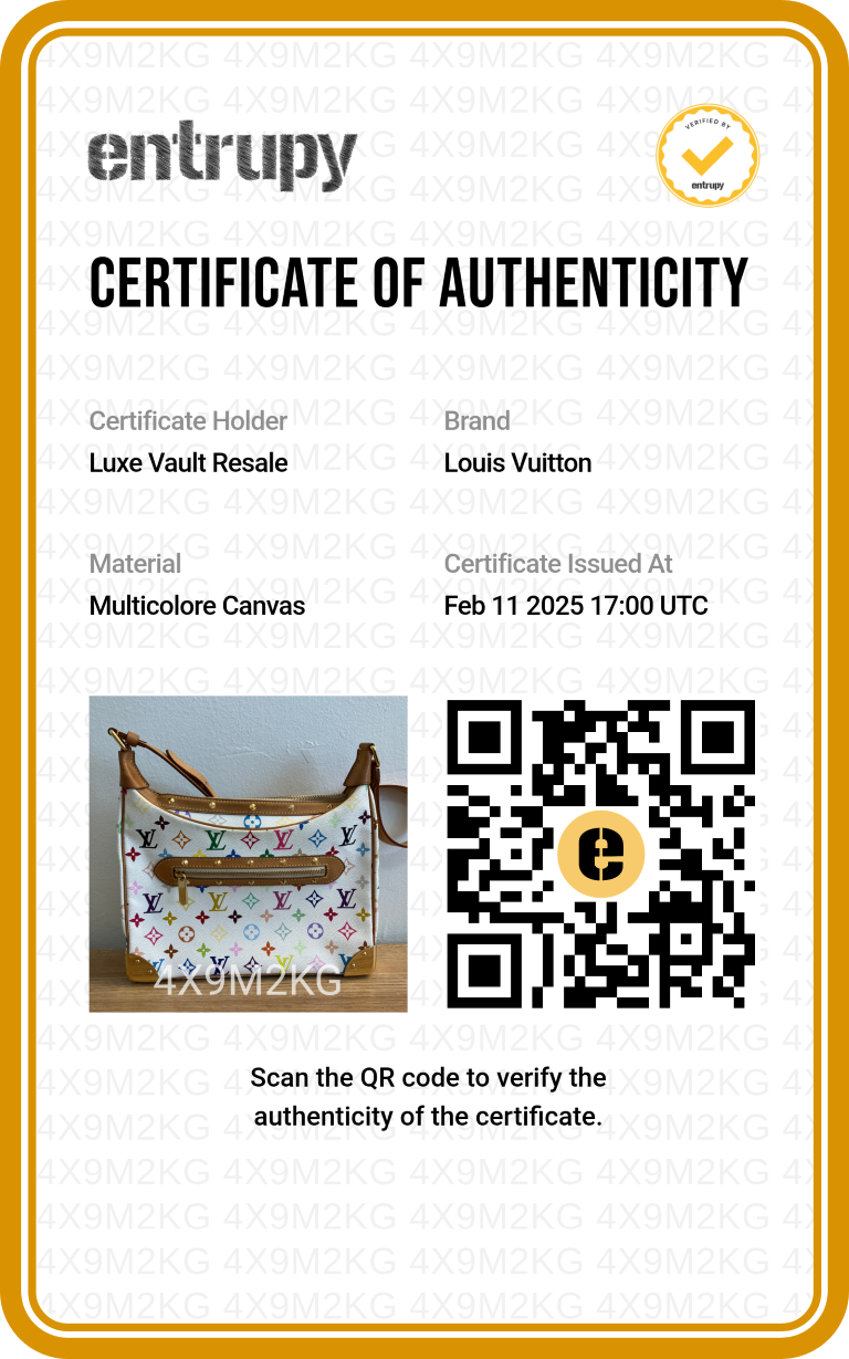 Louis Vuitton Monogram Multicolor Boulogne White