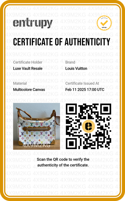 Louis Vuitton Monogram Multicolor Boulogne White