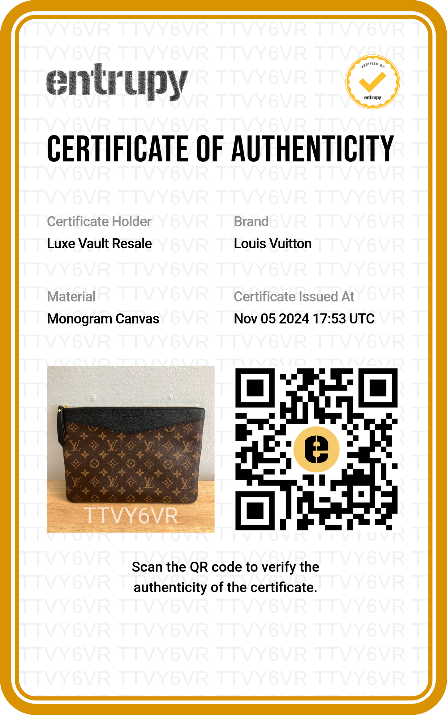 Louis Vuitton Monogram Daily Pouch