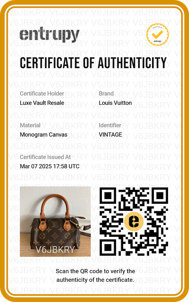 Louis Vuitton Monogram Mini Speedy HL with Strap
