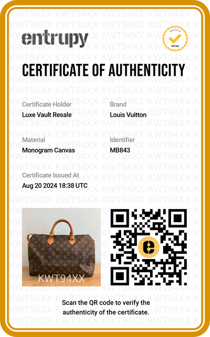 Louis Vuitton Monogram Speedy 35