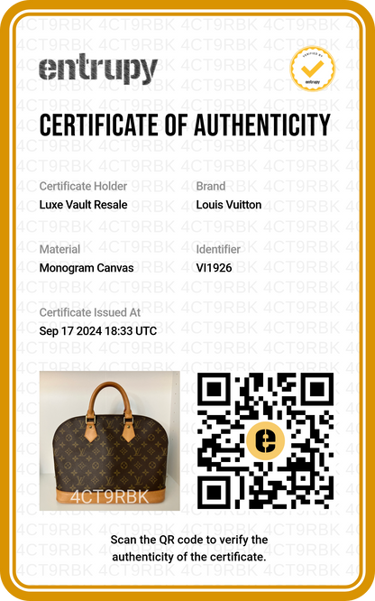 Louis Vuitton Monogram Alma PM