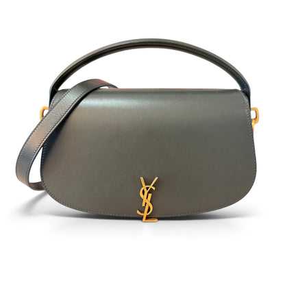 Saint Laurent (YSL) Calfskin Voltaire Bag Deep Musk