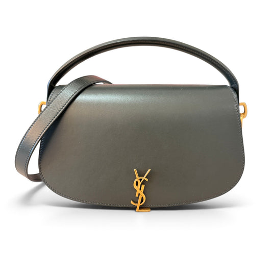 Saint Laurent (YSL) Calfskin Voltaire Bag Deep Musk