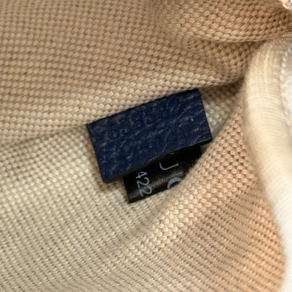 Luxe Vault Gucci Jumbo GG embossed leather belt bag interior authenticity tag and serial number detail